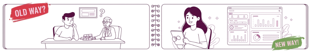 Process Workflow: Old Way vs New Way